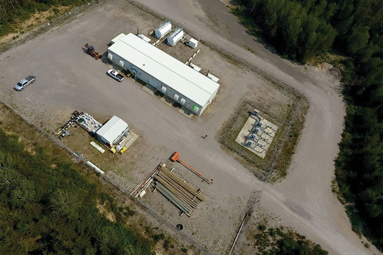 armstrong diesel station, drone photoraphy