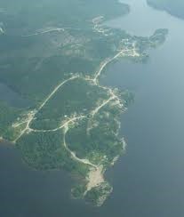 Deer Lake First Nation from the air