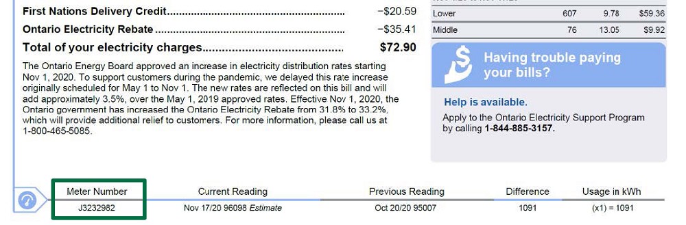 Meter Reading Example